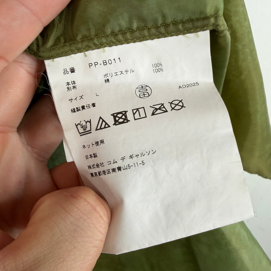CDG Homme Green Spray L/S Shirt