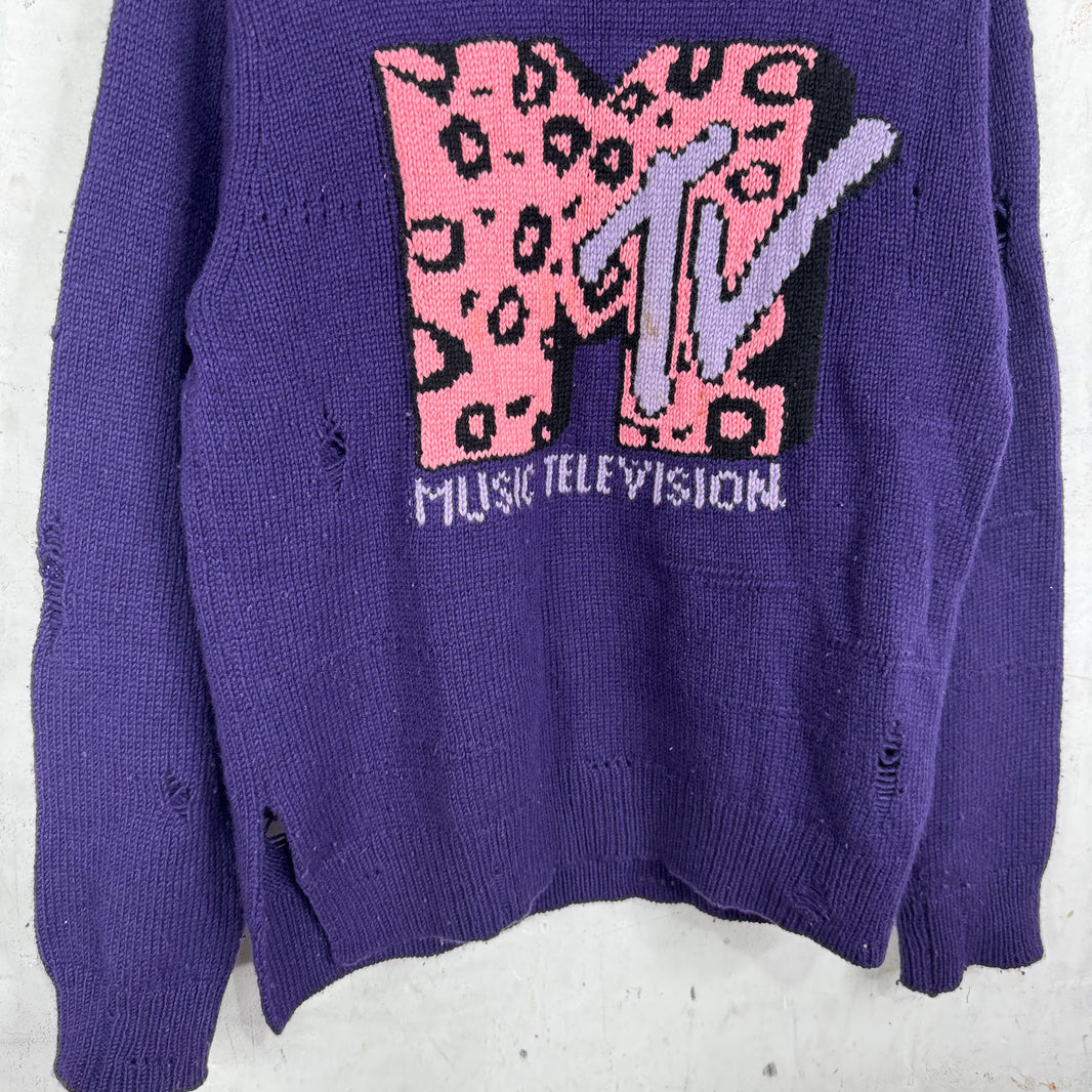 Marc Jacobs MTV Distressed Knit Sweater