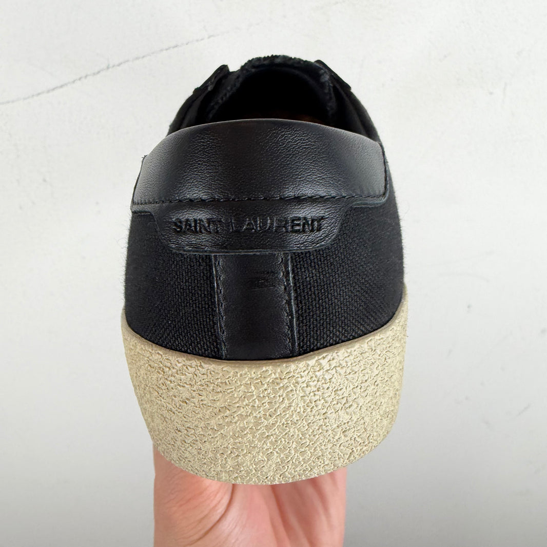 Saint Laurent Black Court Classic Sneakers