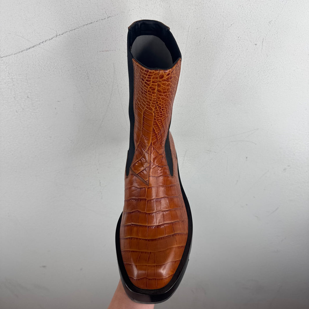 Givenchy Croc Chelsea Boots