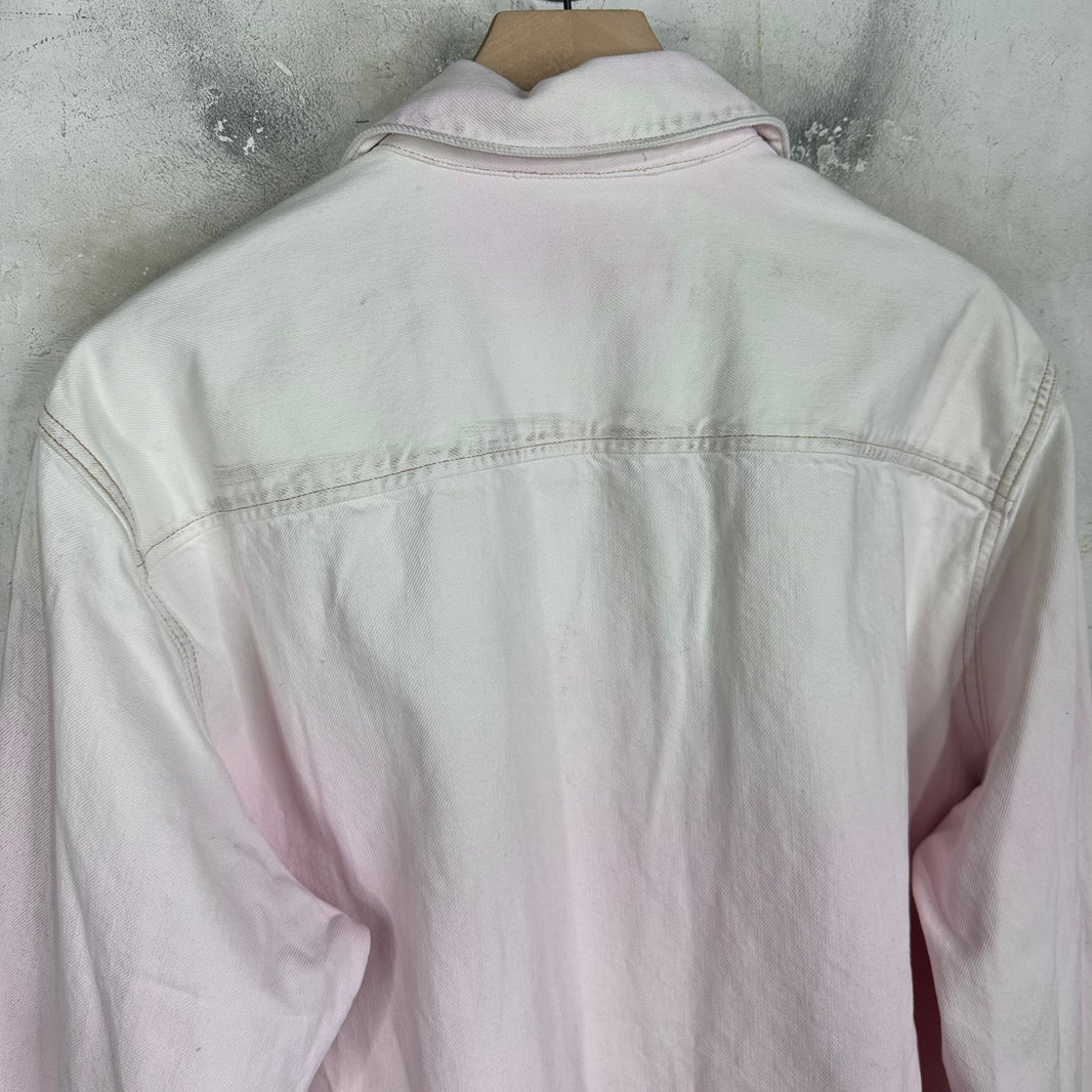 Acne Studios Pink Denim Overshirt