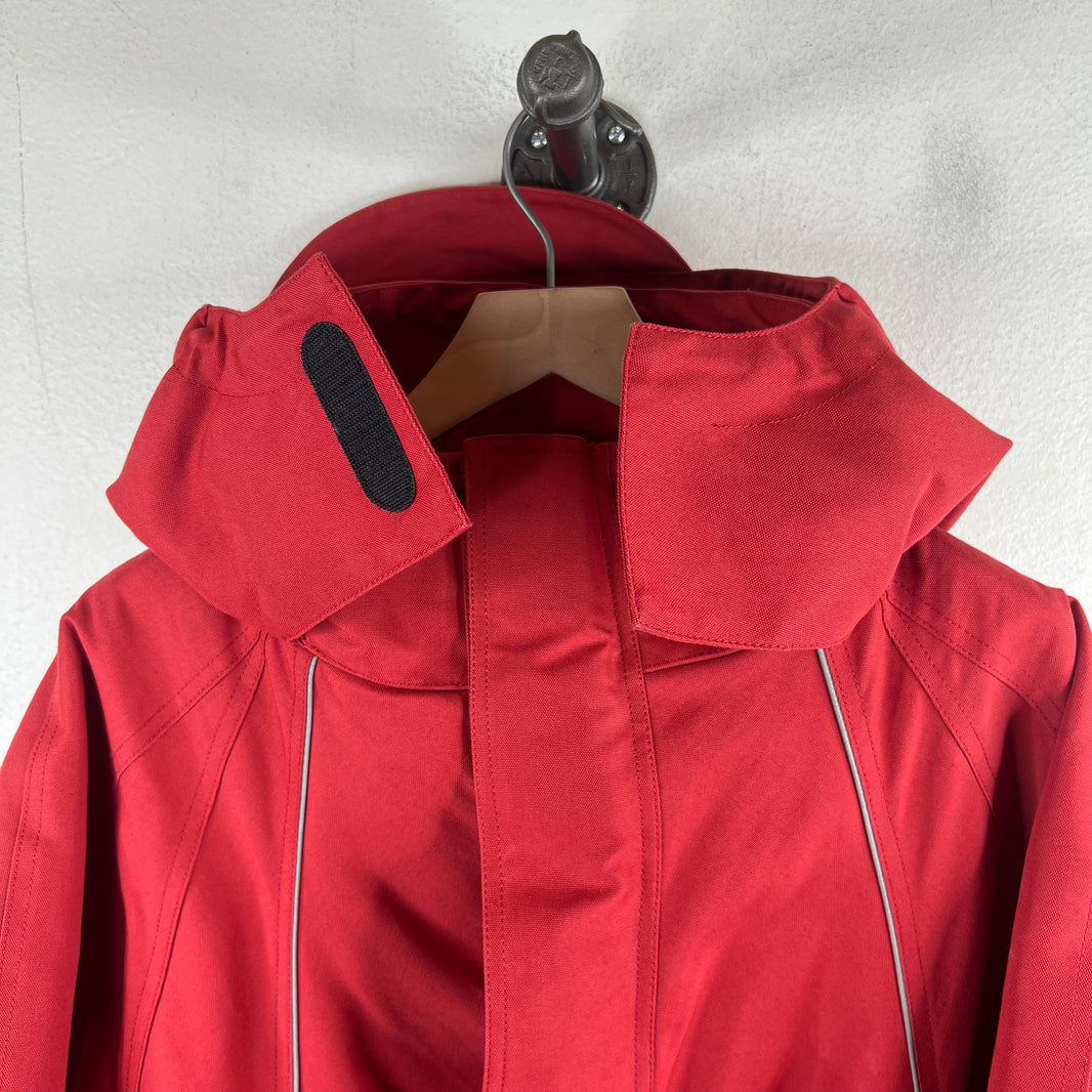 Balenciaga Red Swing Parka Jacket