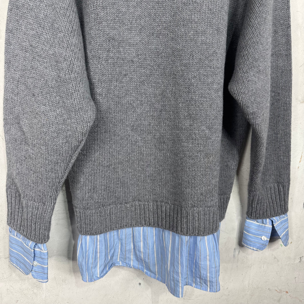 Balenciaga Layered Shirt Sweater