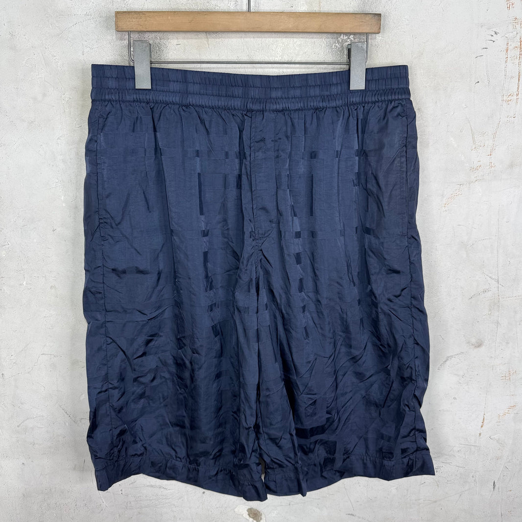 Givenchy Navy Logo Shorts