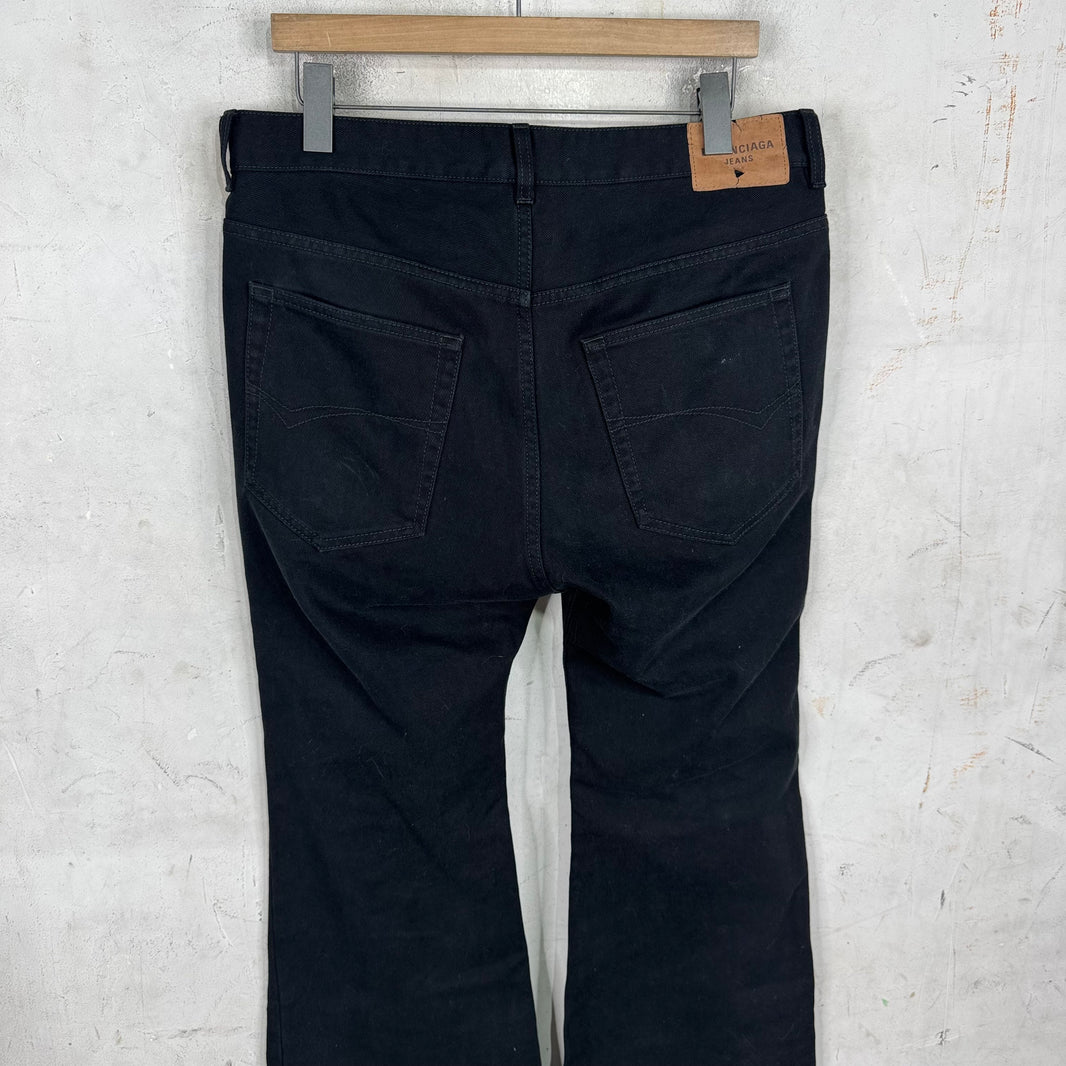 Balenciaga Flared Black Jeans