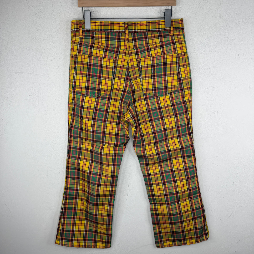 Junya Watanabe Yellow Plaid Trousers