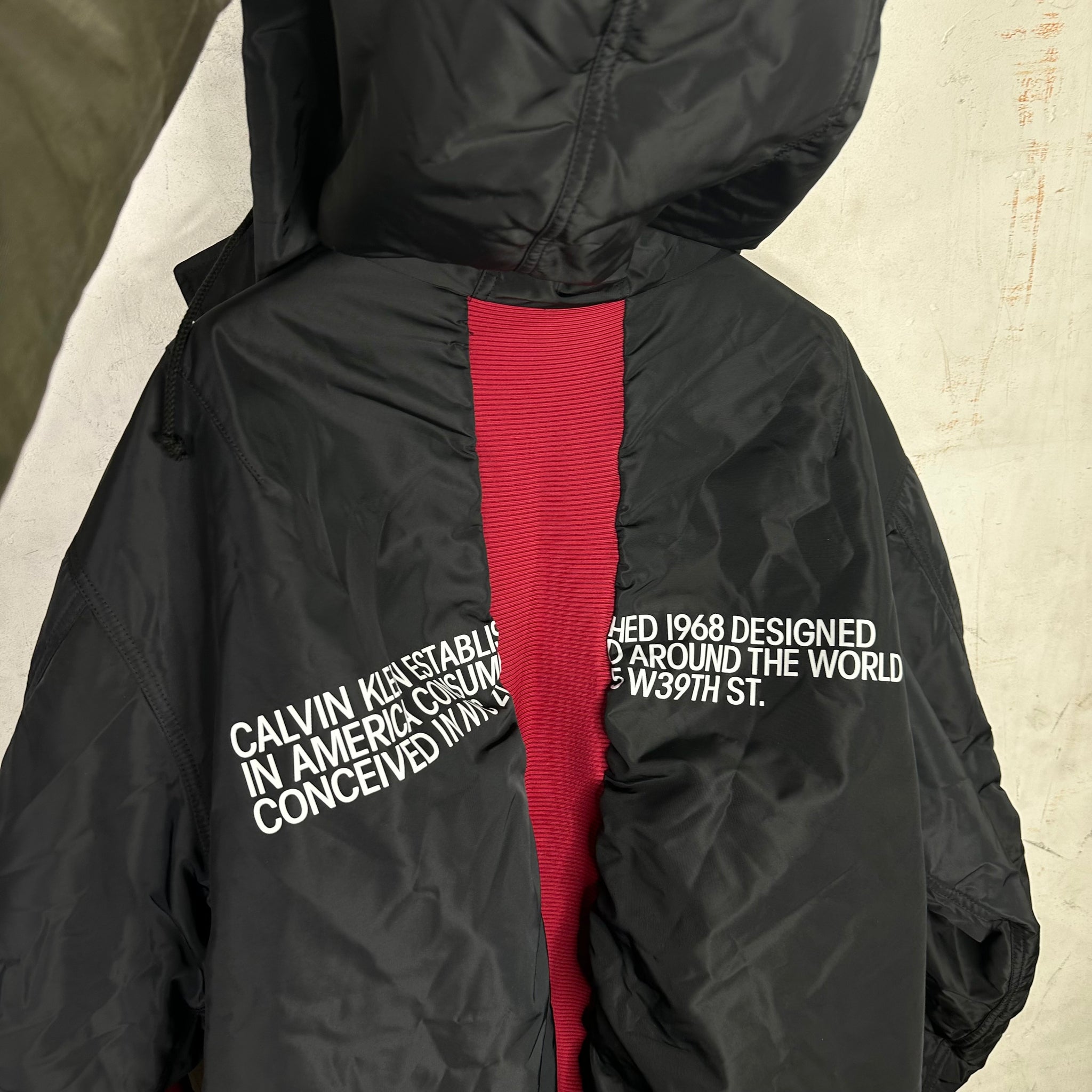 Calvin Klein 205W39NYC Ribbed Parka