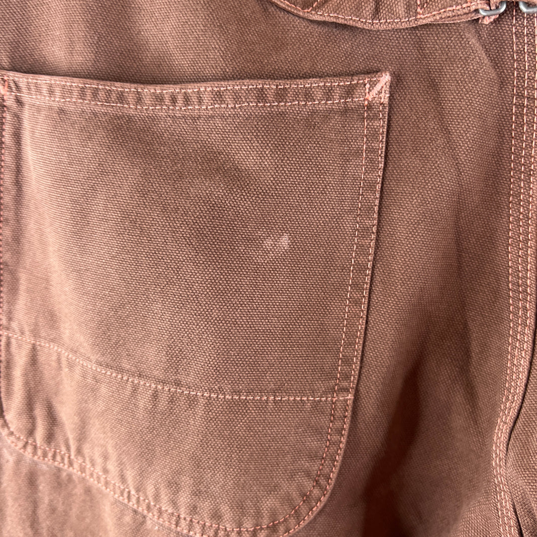 Kapital Red Buckleback Straight Leg Trousers