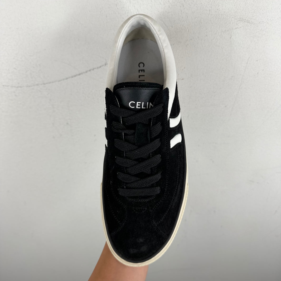 Celine Sunset Low Suede Sneakers