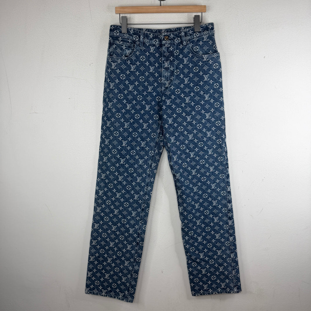 Louis Vuitton Sample Monogram Jeans