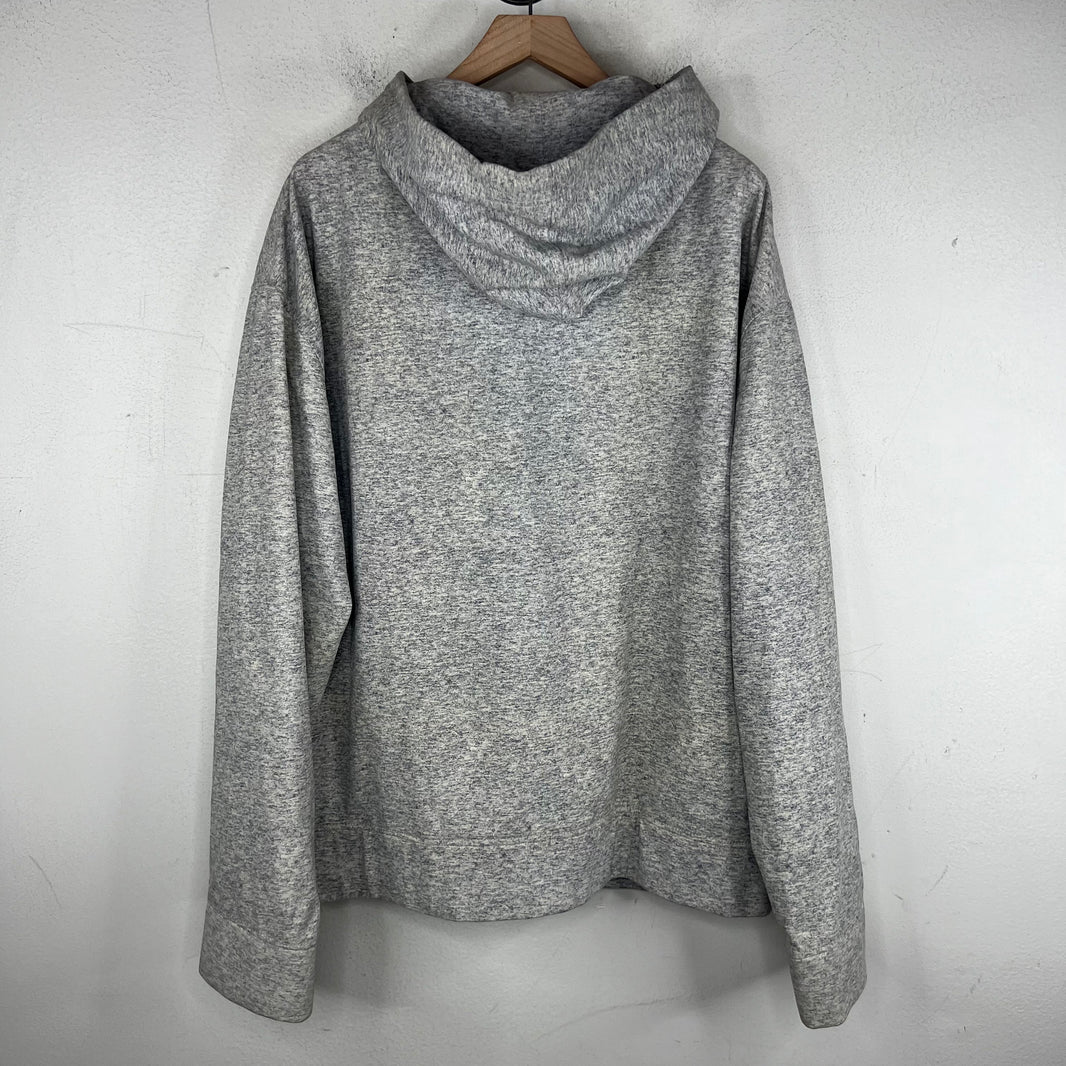Bottega Veneta Printed Leather Zip Up Hoodie