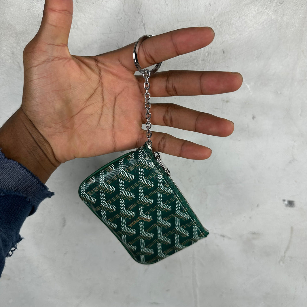 Goyard Green Coin Pouch