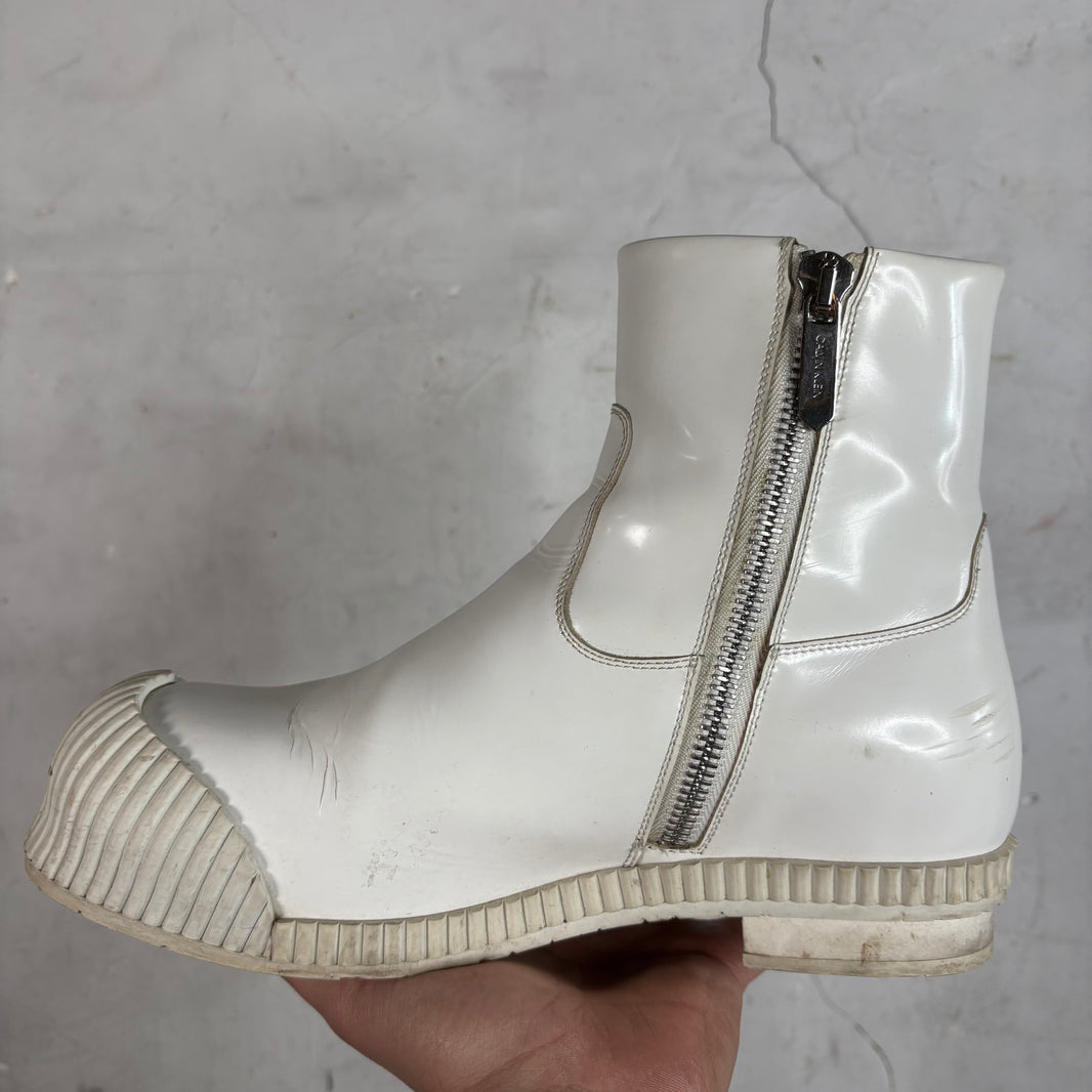 Calvin Klein 205W39NYC White Spazzalato Boots