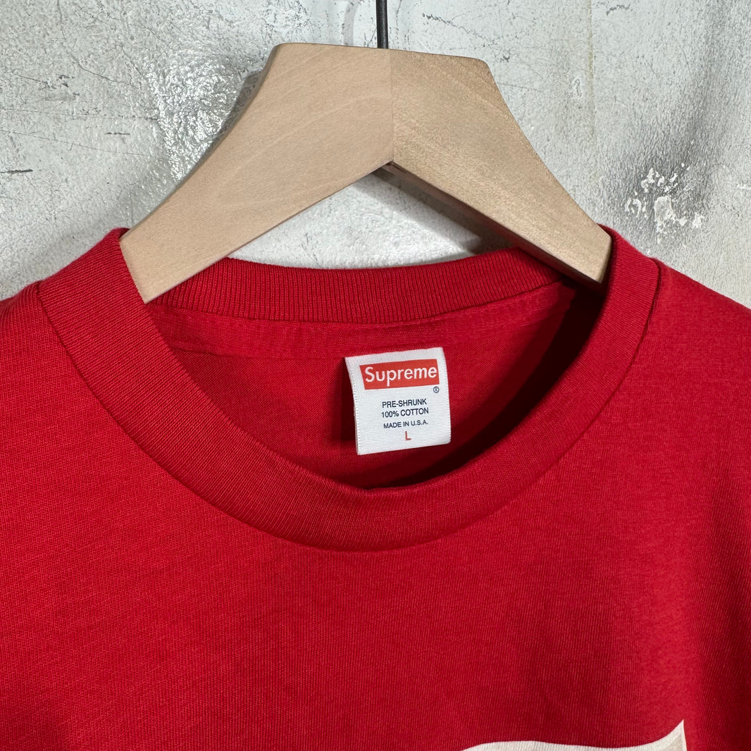 Supreme Red Morrisey Test Print Sample 3 T-Shirt