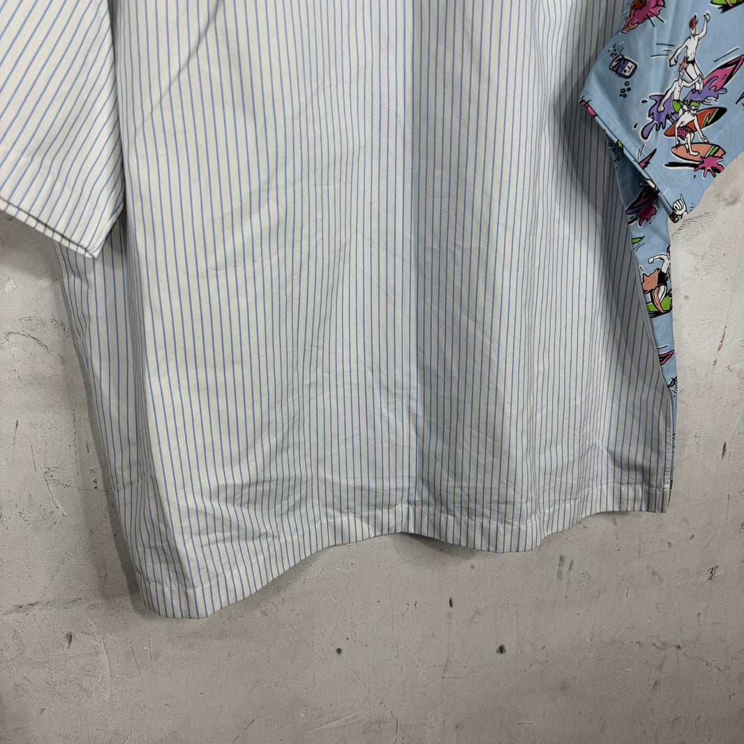 Prada Beach Stripe Double Match Shirt