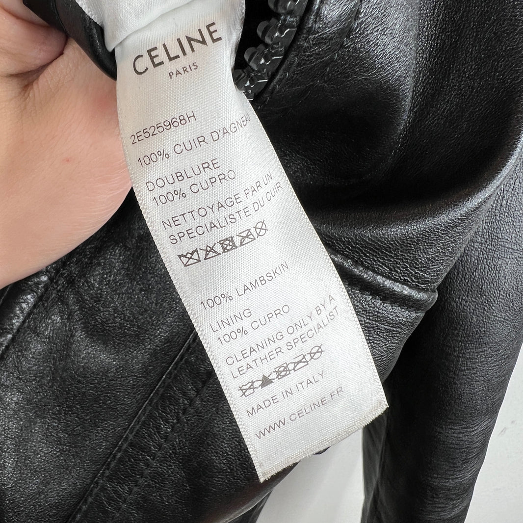 Celine Blouson Leather Jacket
