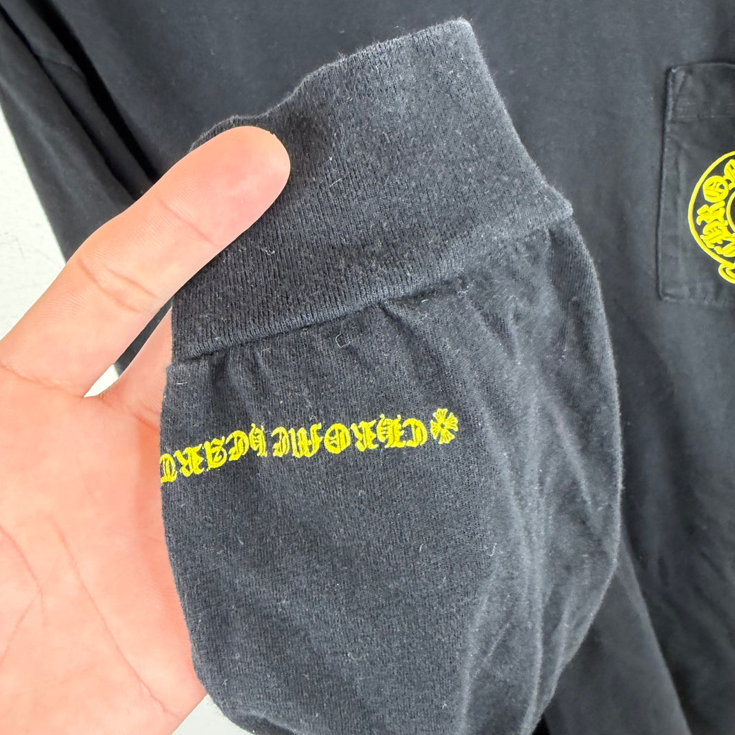 Chrome Hearts Yellow Horseshoe Staff L/S T-Shirt