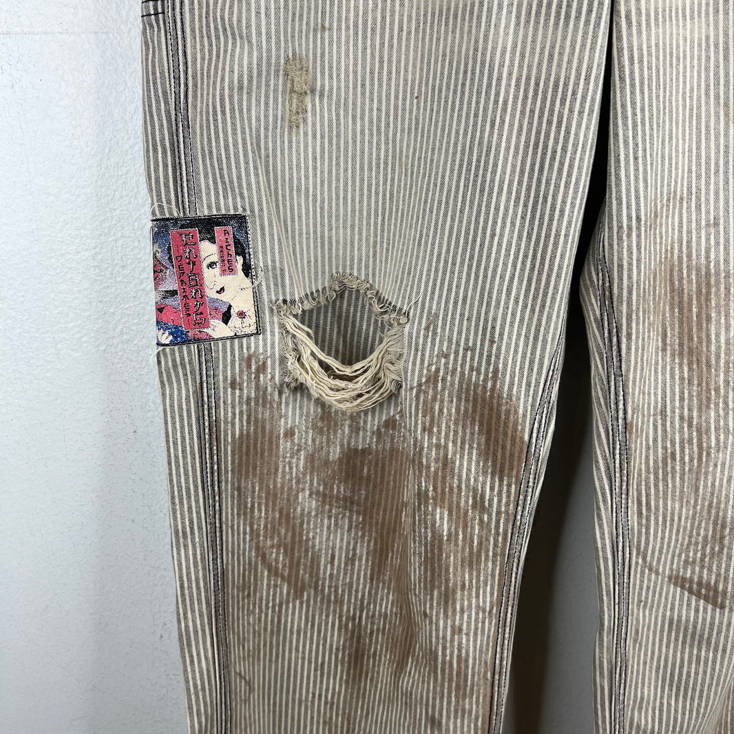 ERD Shuji Hickory Distressed Carpenter Pants