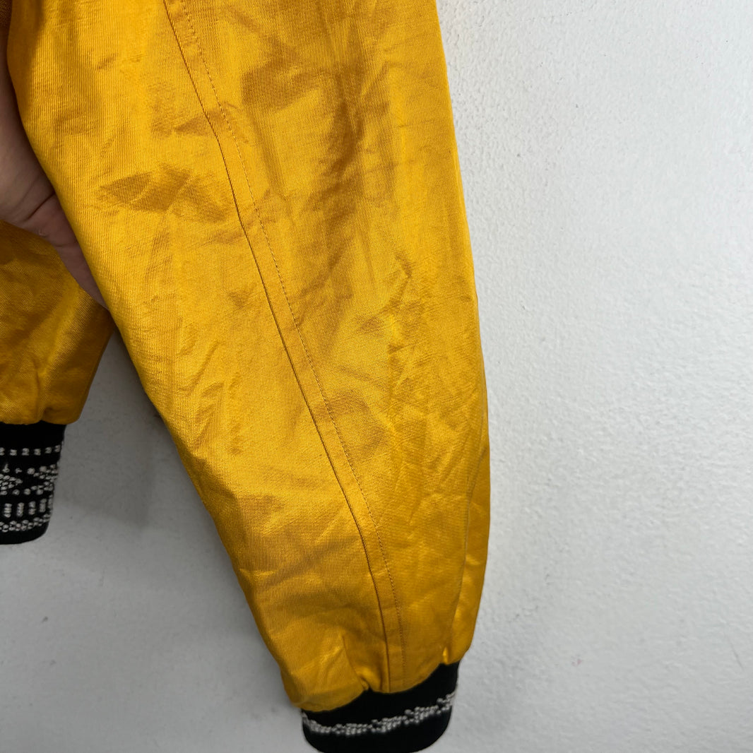 Saint Laurent Yellow Embroidered Teddy Jacket