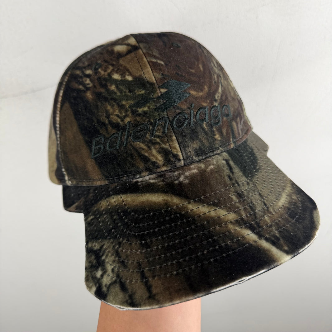 Balenciaga Diamond B Real Tree Camo Hat