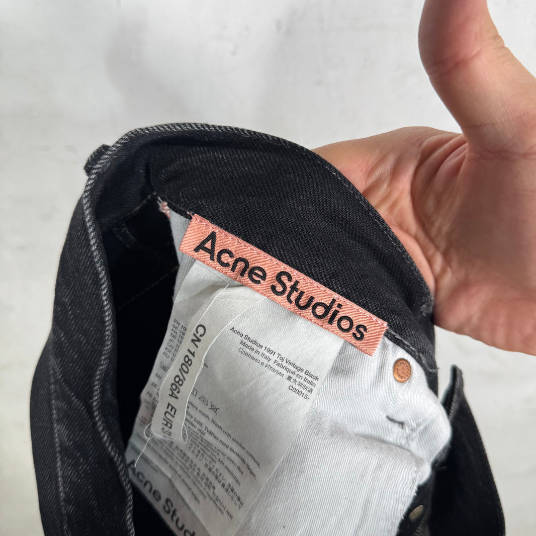 Acne Studios 1991 TOJ Black Jeans