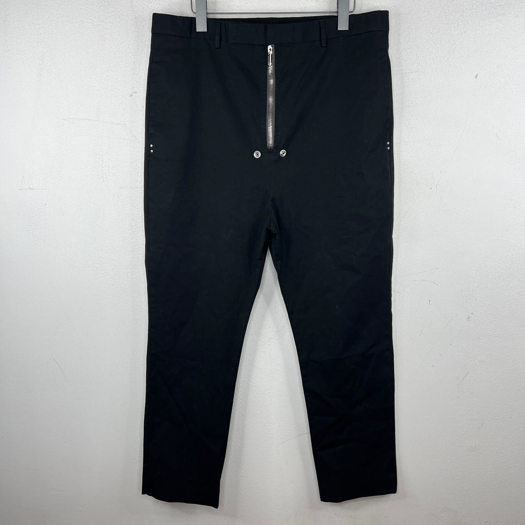 Rick Owens Black Slim Geth Trousers
