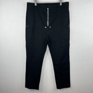 Rick Owens Black Slim Geth Trousers
