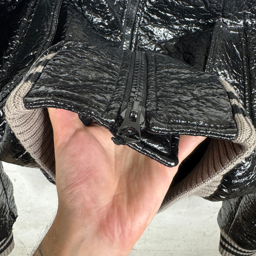 Dries Van Noten PVC Coated Back Zip Bomber