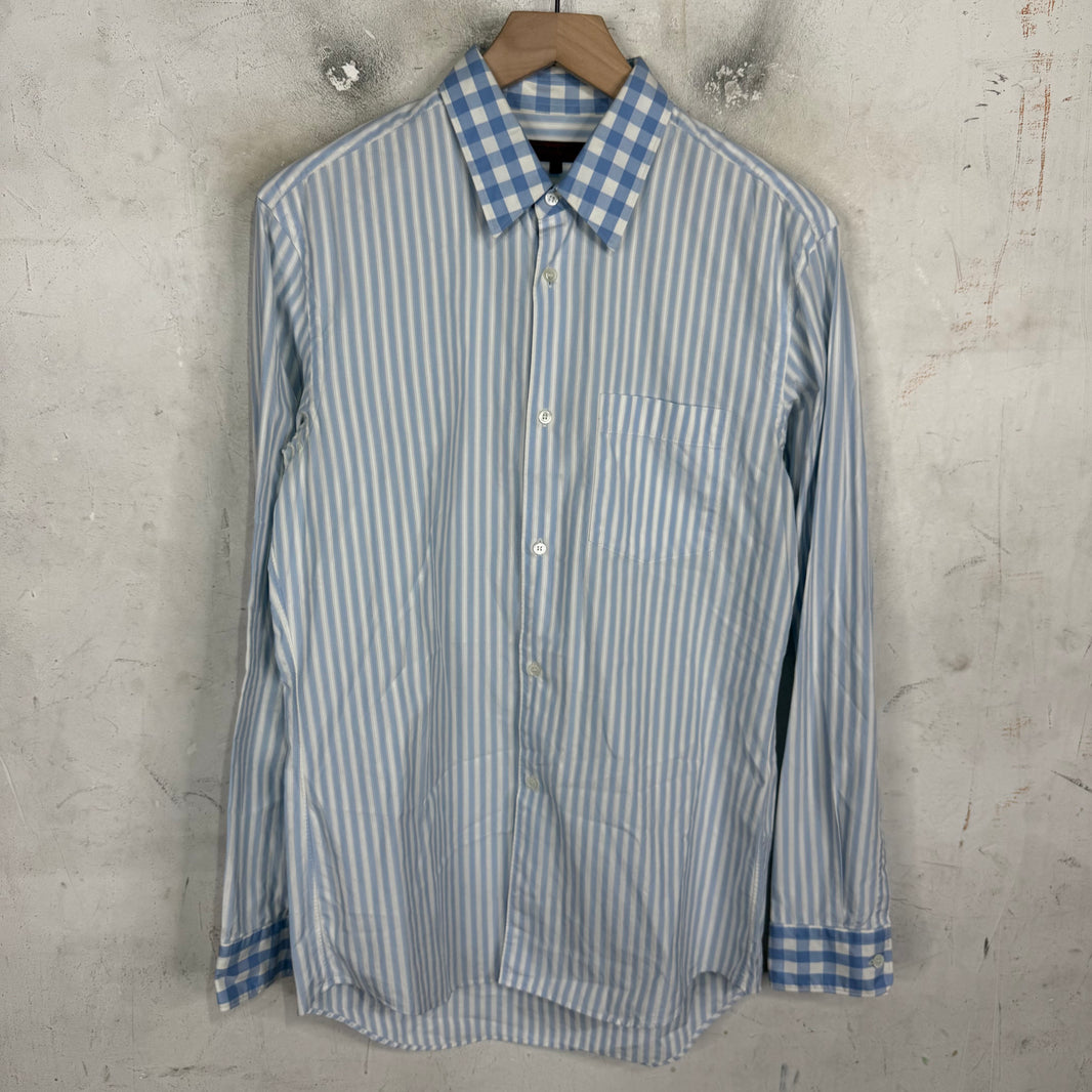 CDG HD Gingham/Stripe LS Shirt