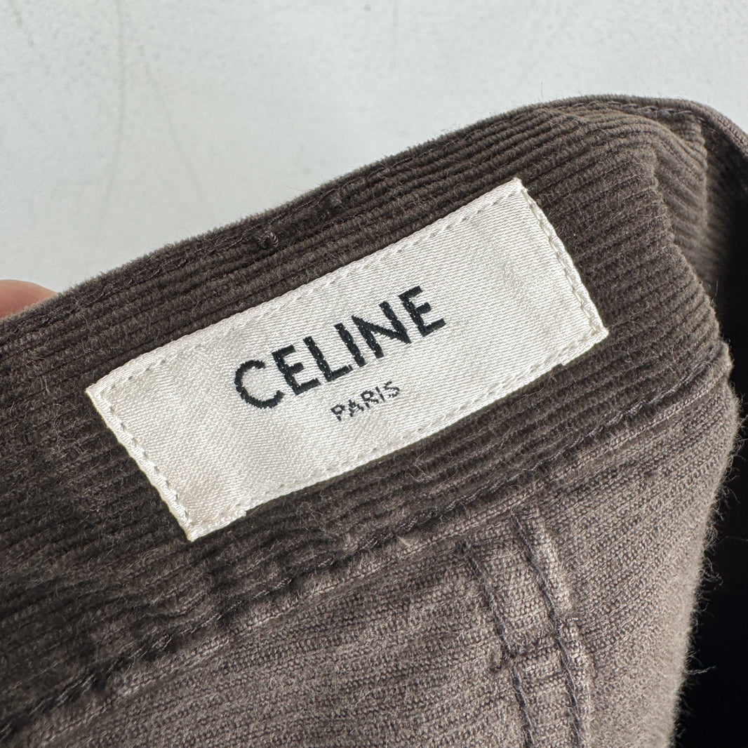 Celine Brown Corduory Pants