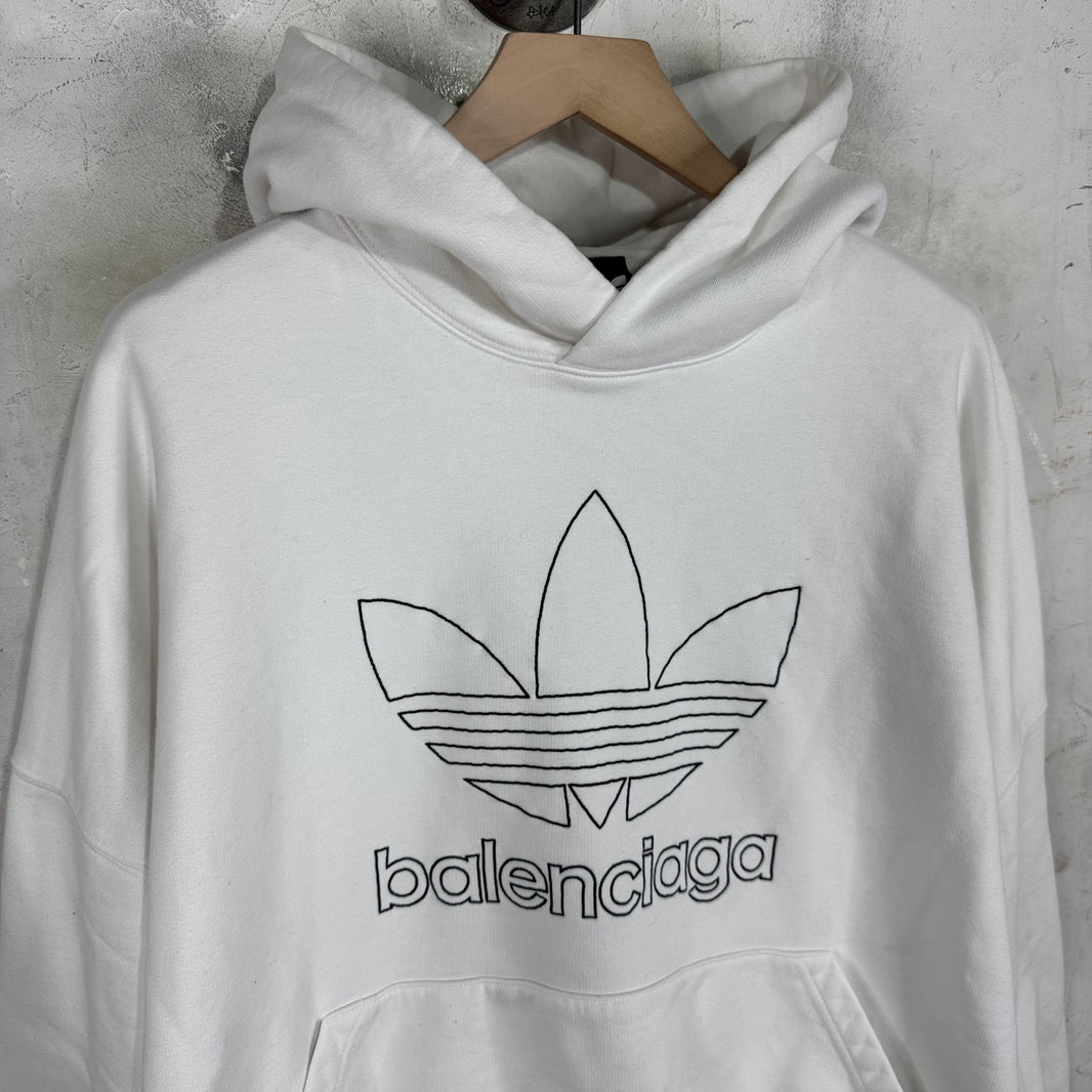 Balenciaga x Adidas Logo Hoodie