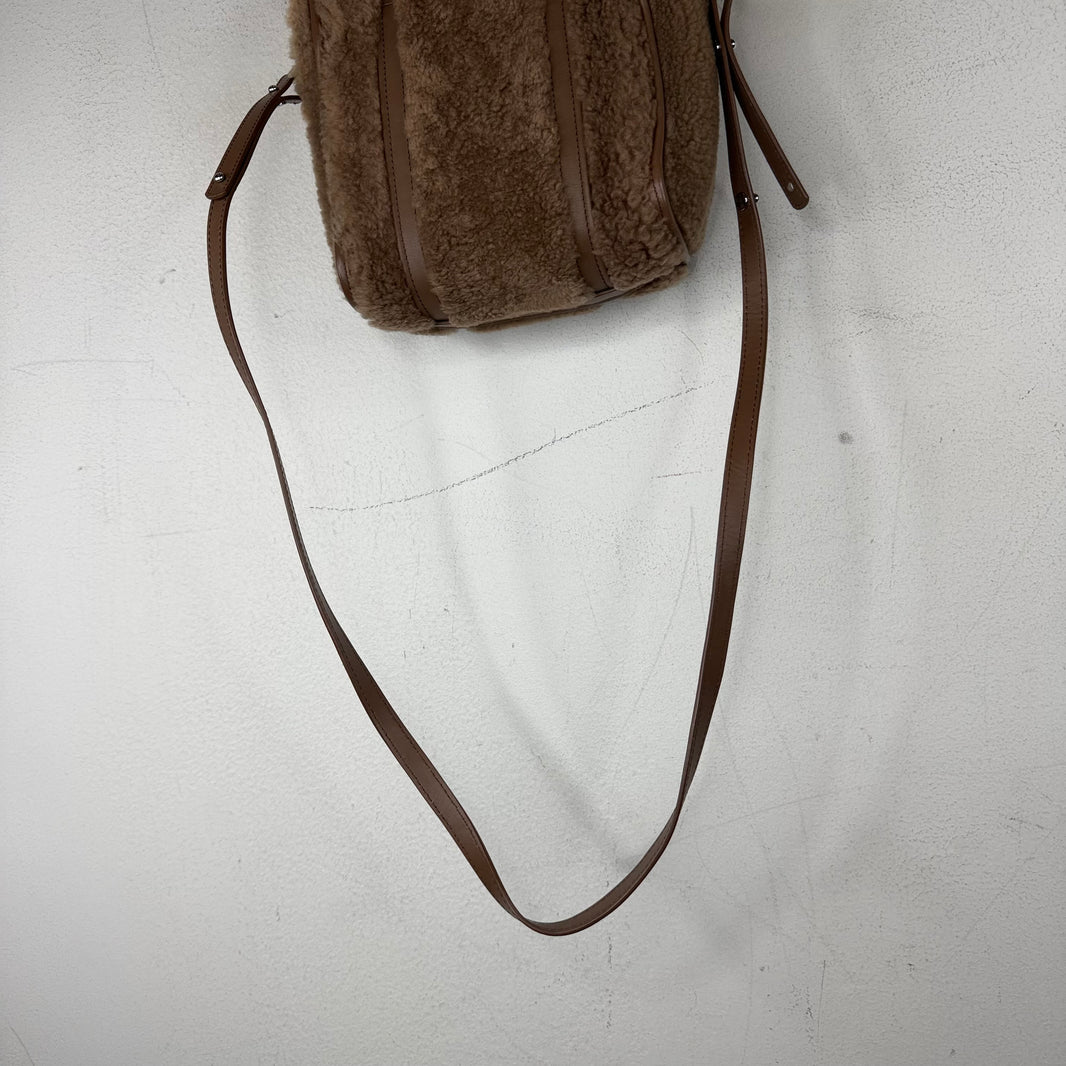 Balenciaga Shearling Bazar Mini Bag