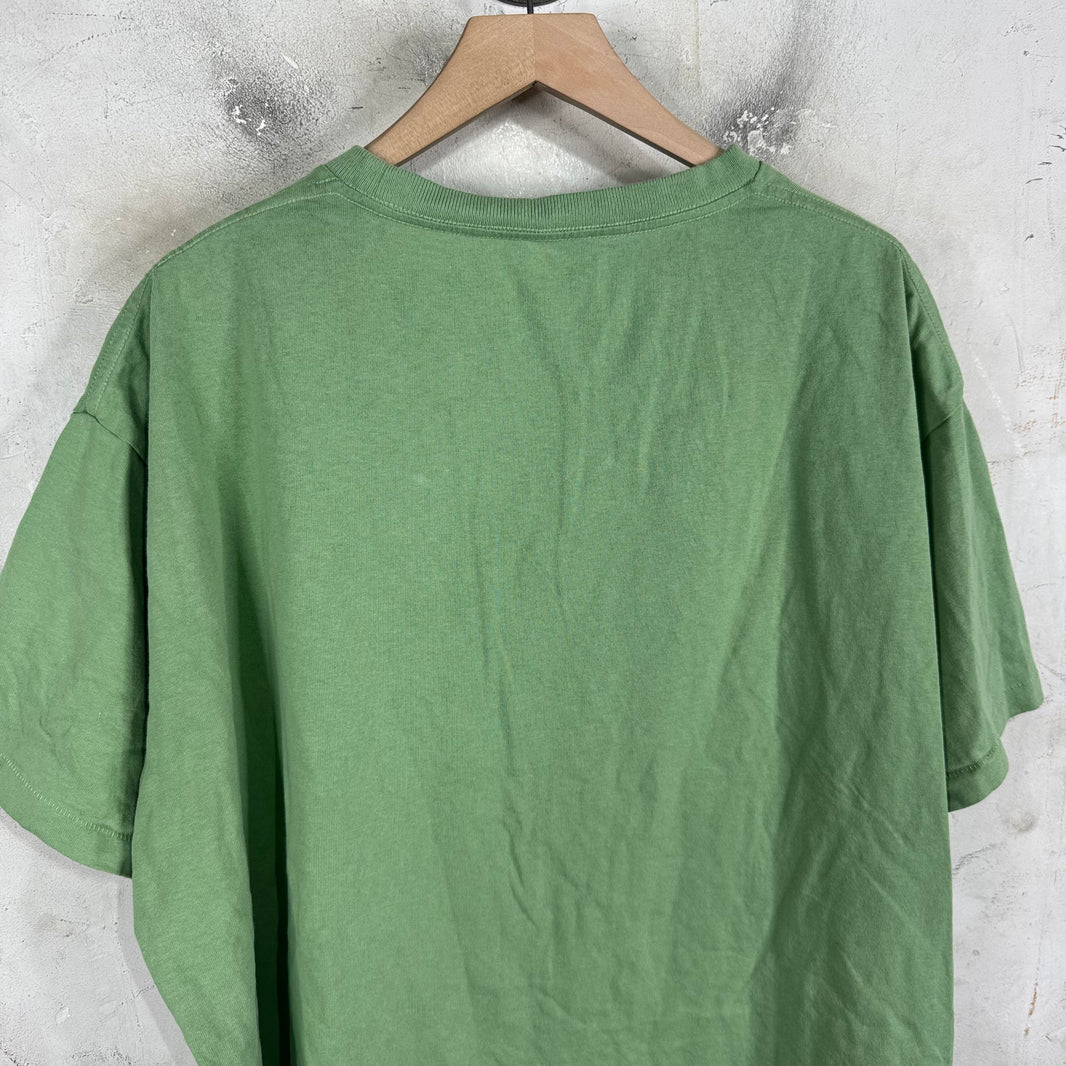 Bode Green East Dennis Flower T-Shirt