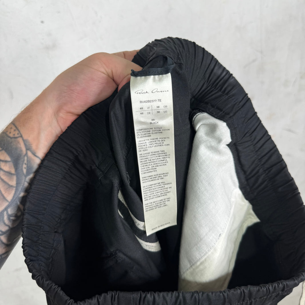 Rick Owens Strobe Canvas Bauhaus Joggers