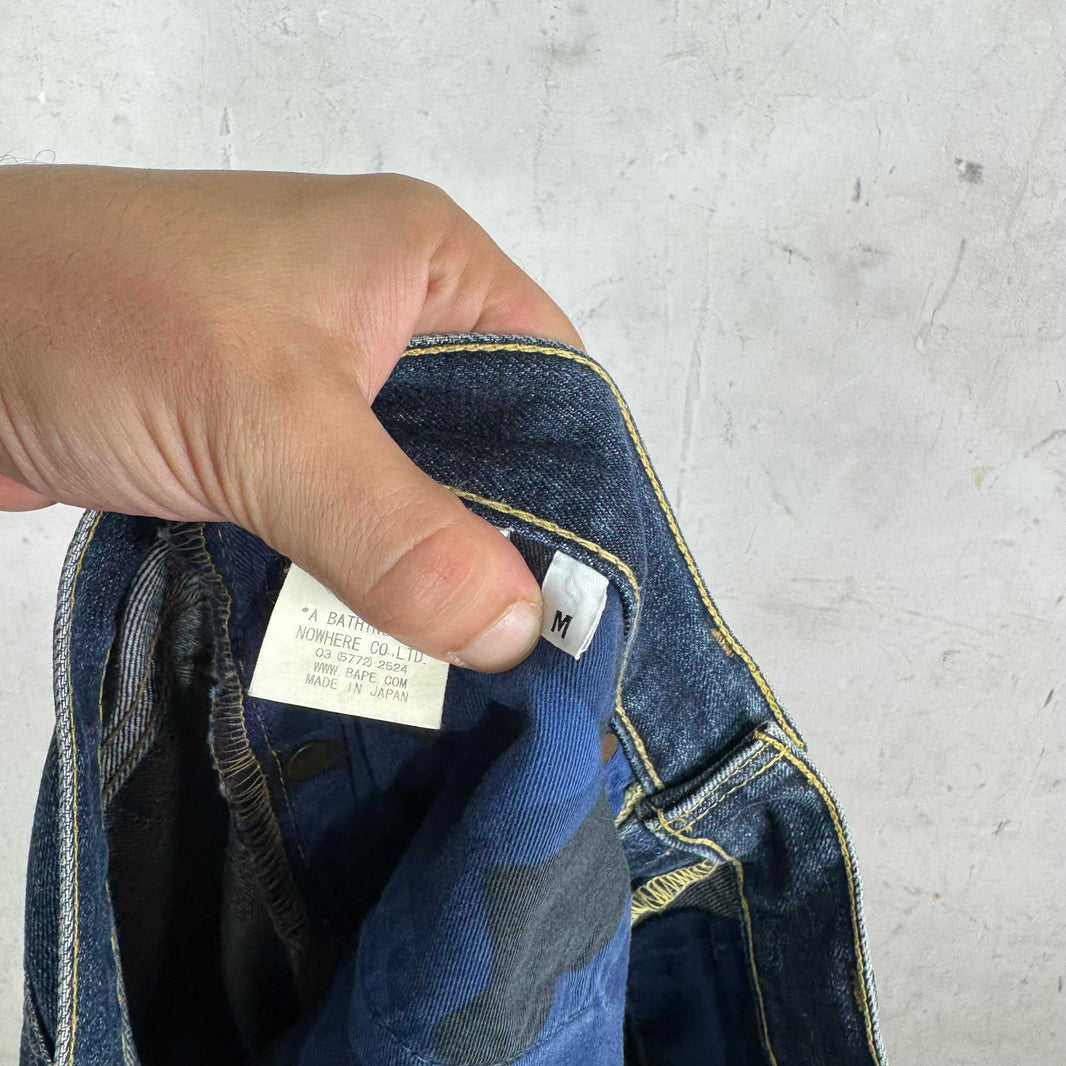 Bape Medium Wash Star Jeans