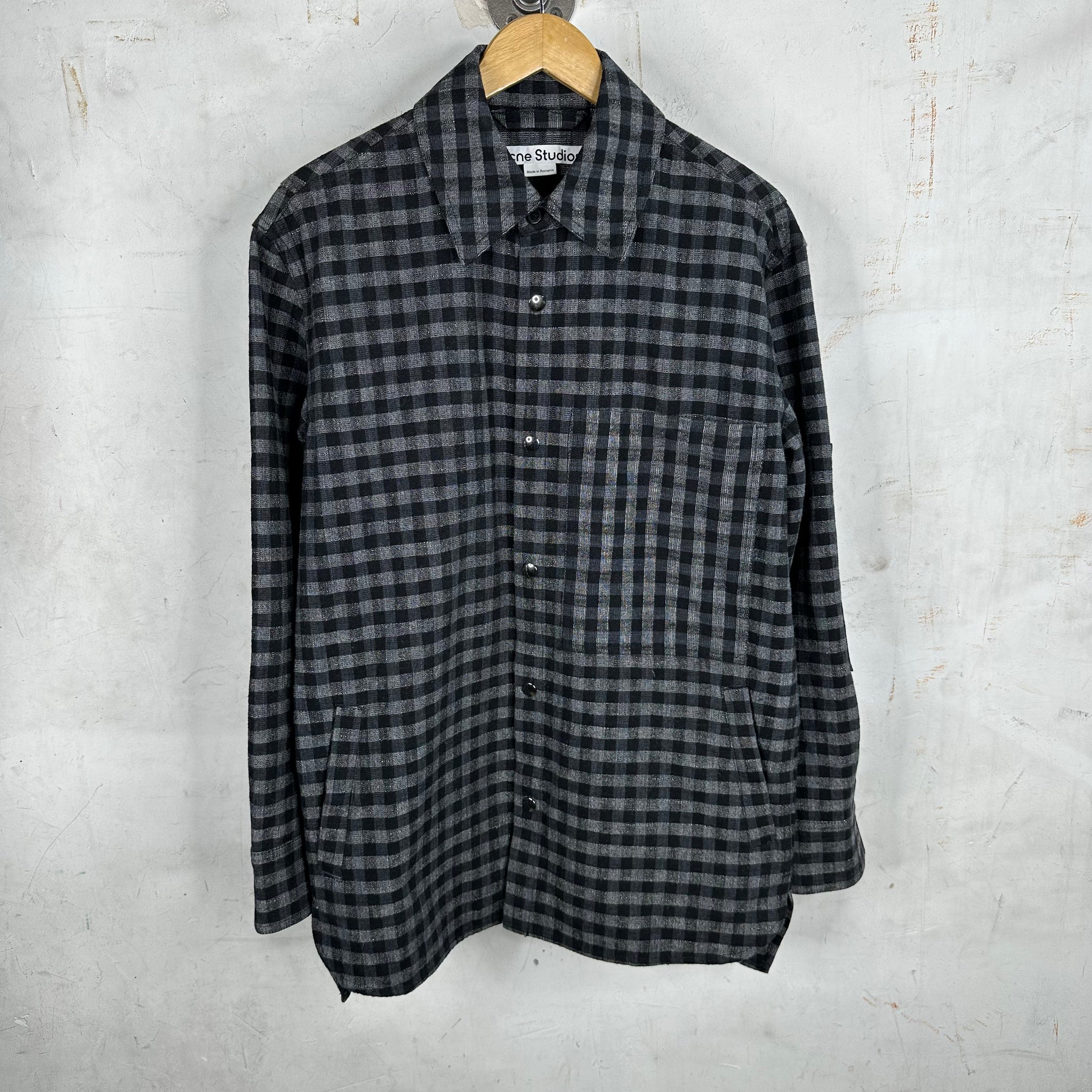 Acne Studios Checkered Pocketed Flannel