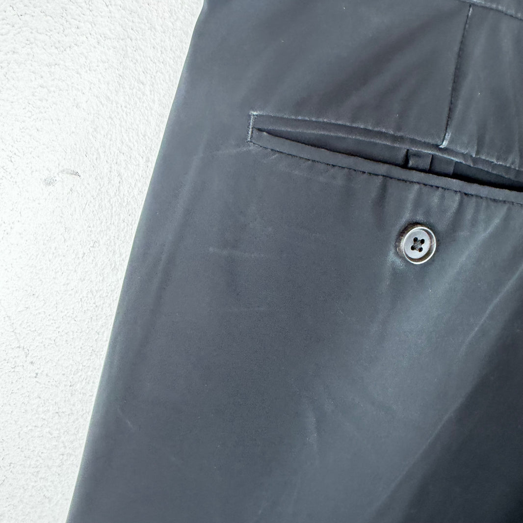 Prada Poly Blend Black Trousers