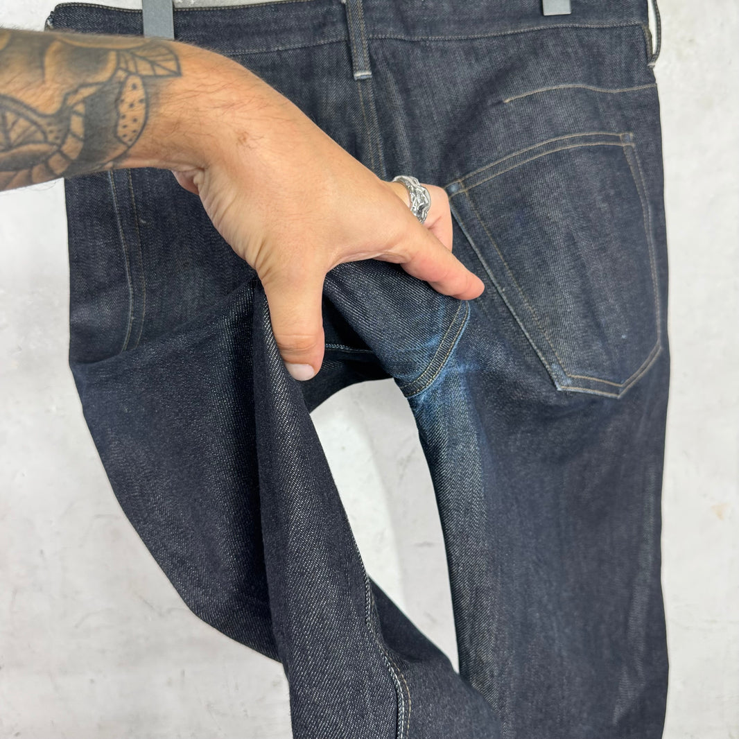 Jil Sander Button Fly Raw Denim Jeans