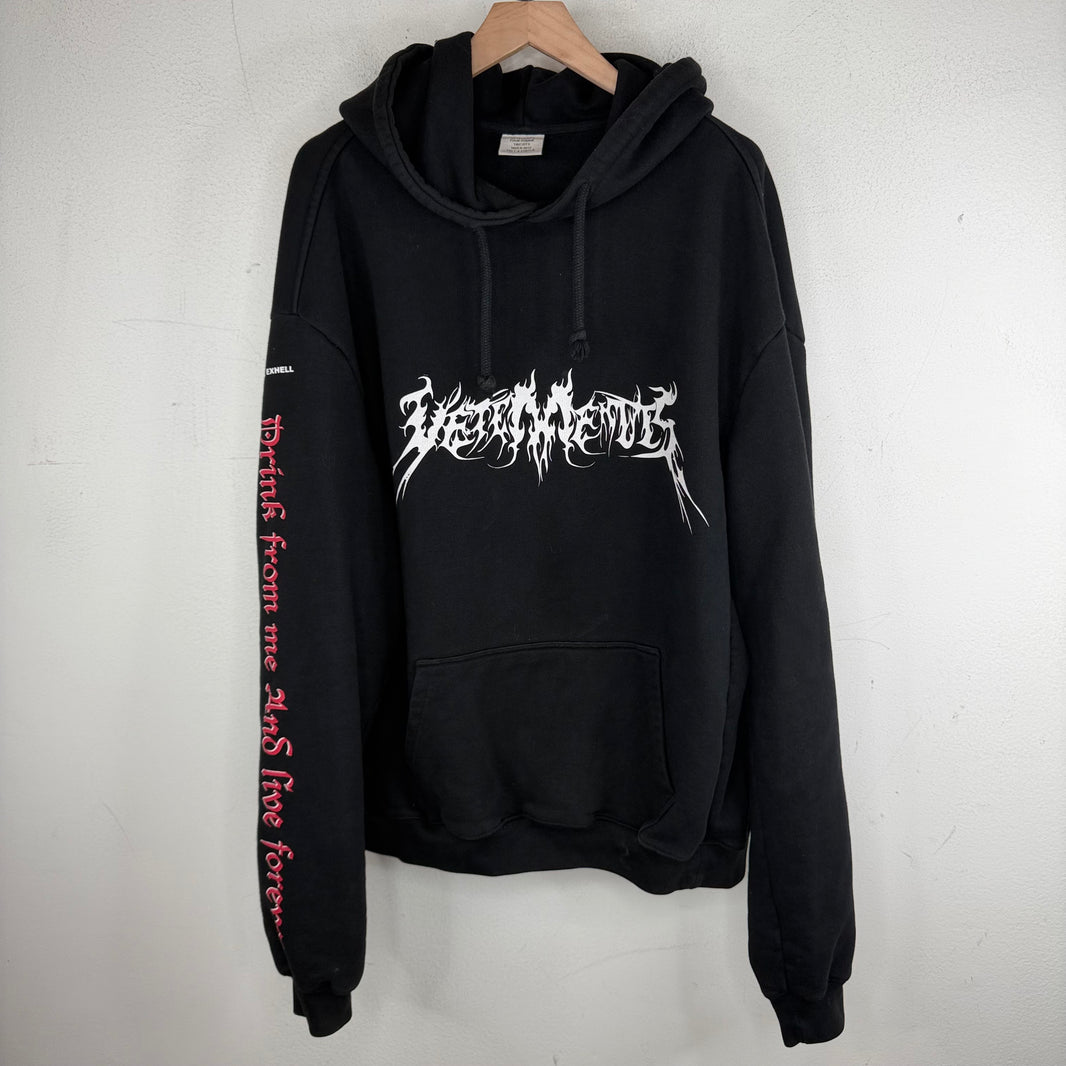 Vetements Oversized Total F*cking Darkness Hoodie