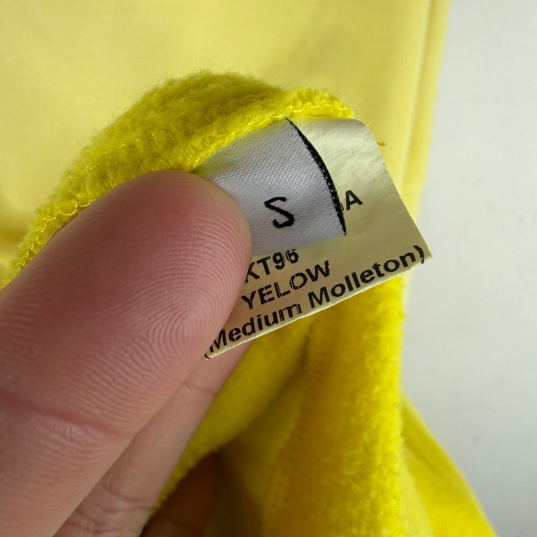 Balenciaga Sample Yellow Distressed Hoodie