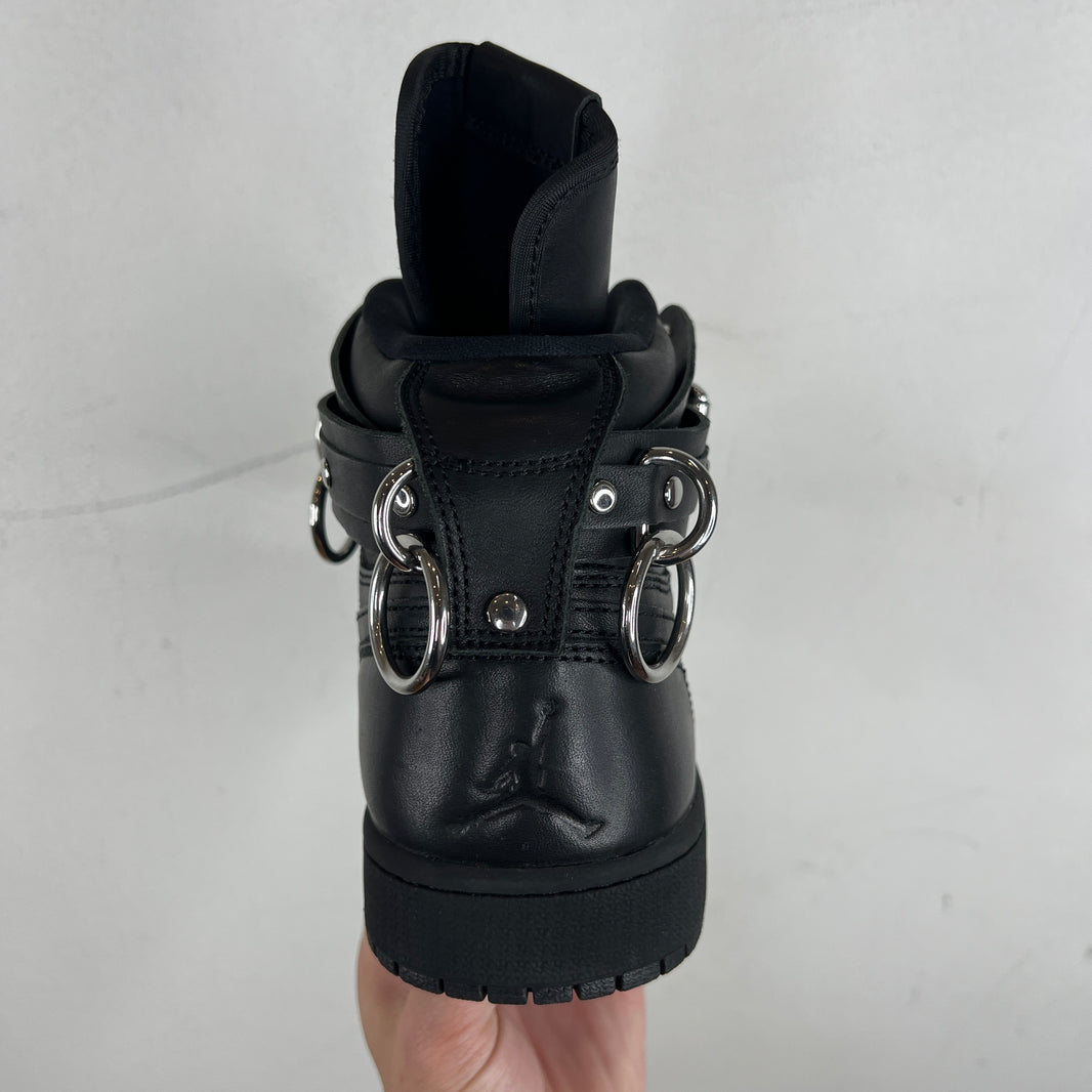 CDG Black Air Jordan 1 Sneakers