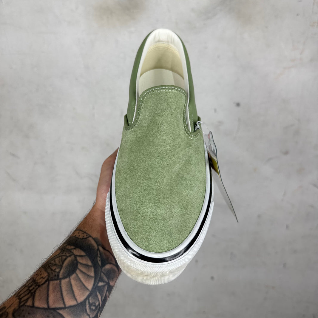 Vans X Engineered Garments Green Sample Classic Slip Ons