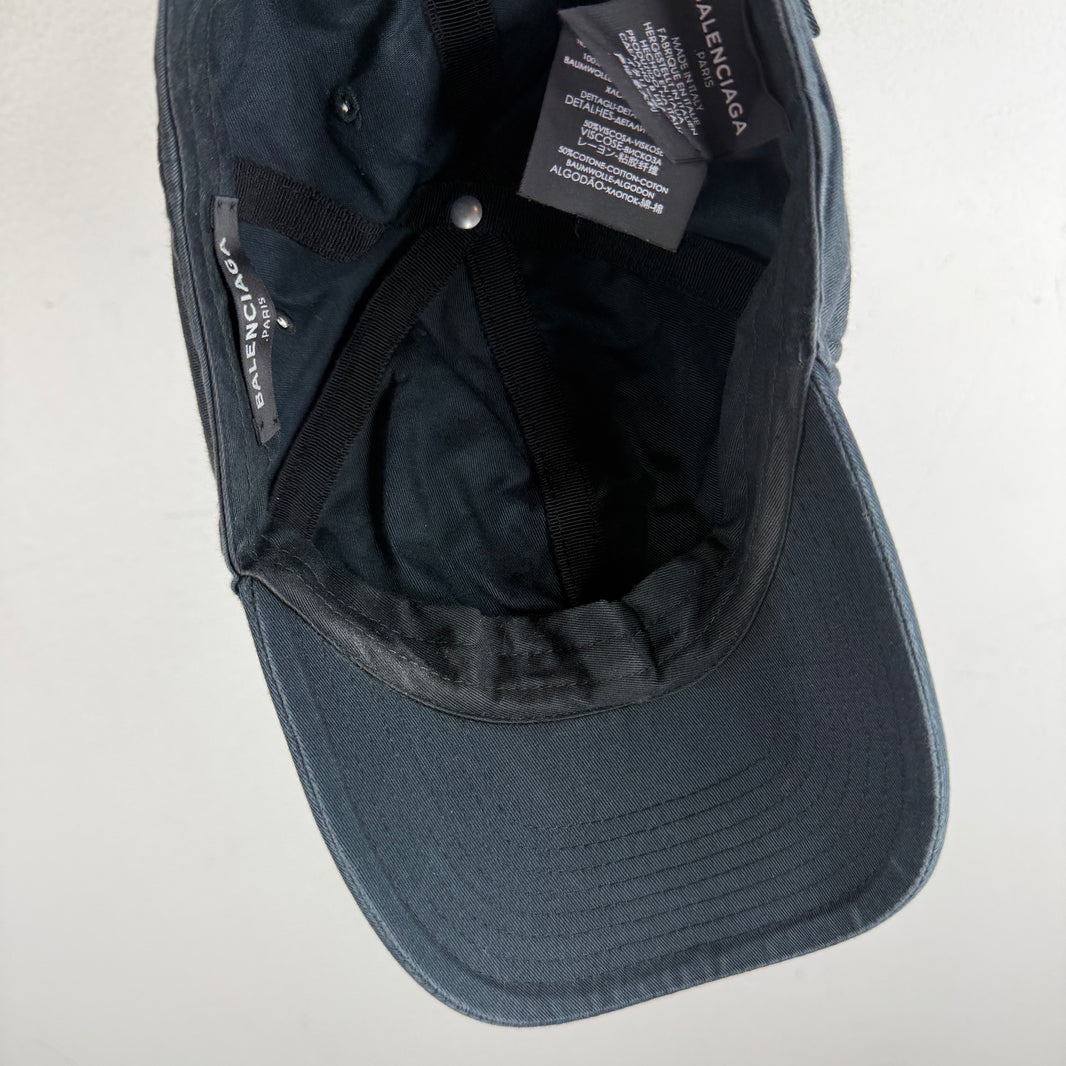 Balenciaga Black OG Logo Hat