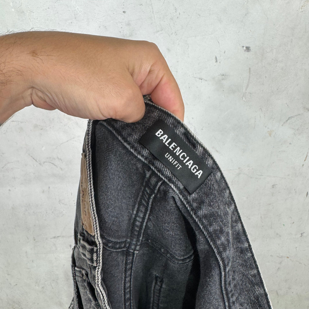 Balenciaga Cut Up Baggy Jeans