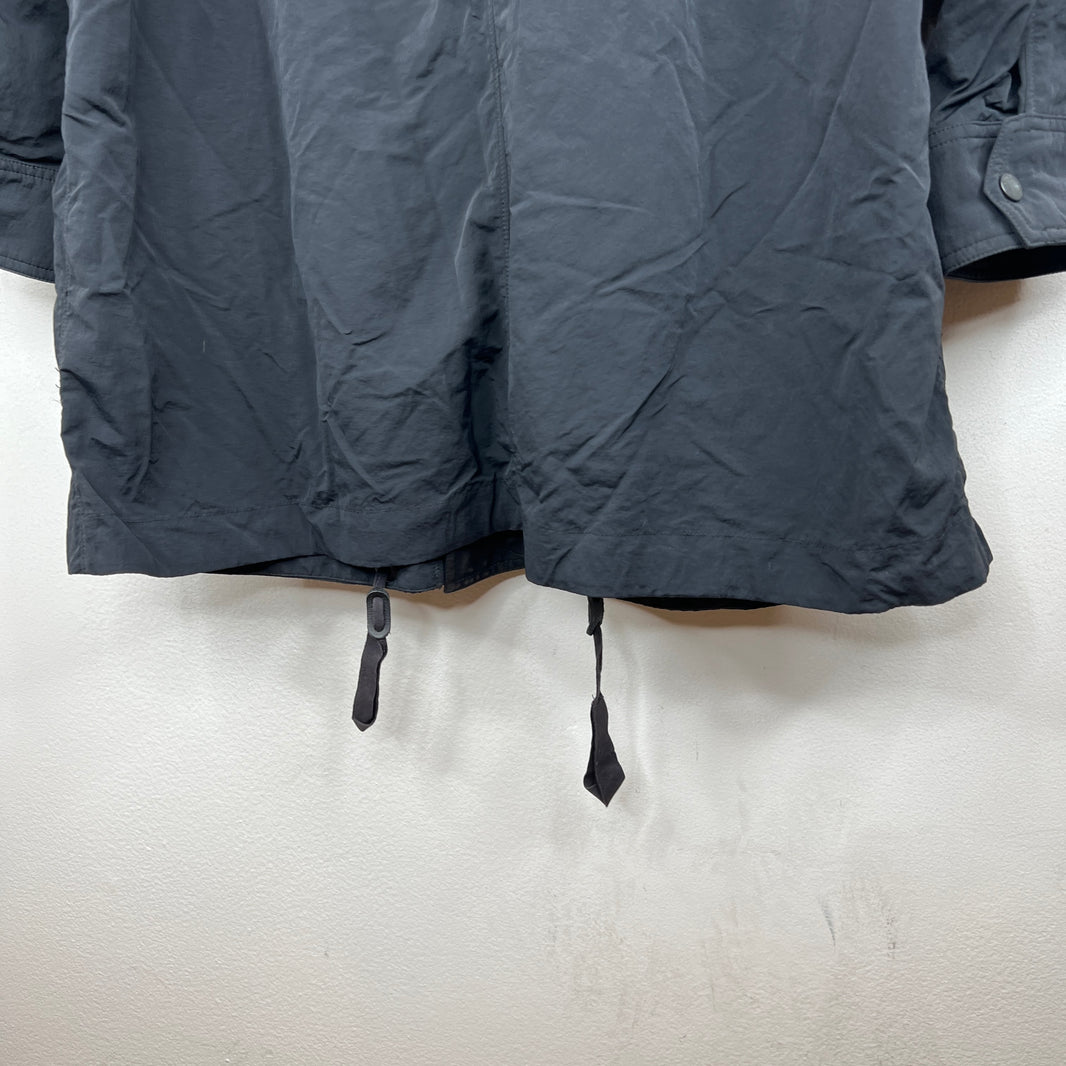 Rag & Bone Black Nylon Fishtail Jacket