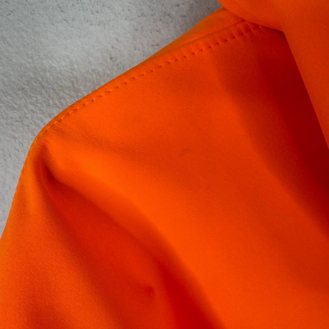 Stone Island Orange Hooded Track Jacket