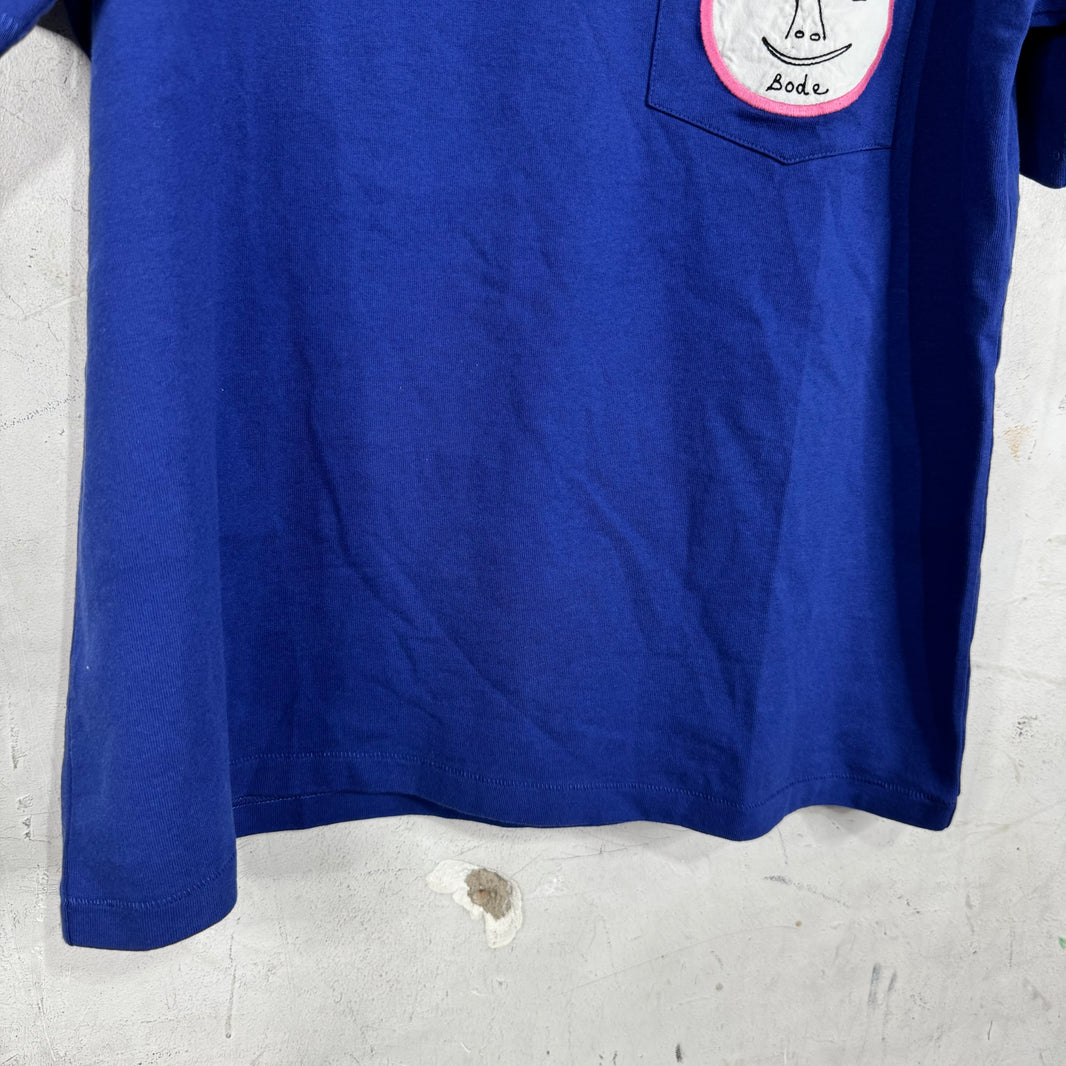 Bode Moon Face Pocket T-Shirt