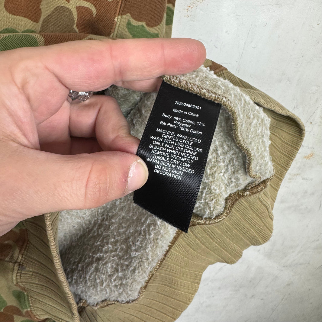 RRL Duck Camo Crewneck Sweatshirt