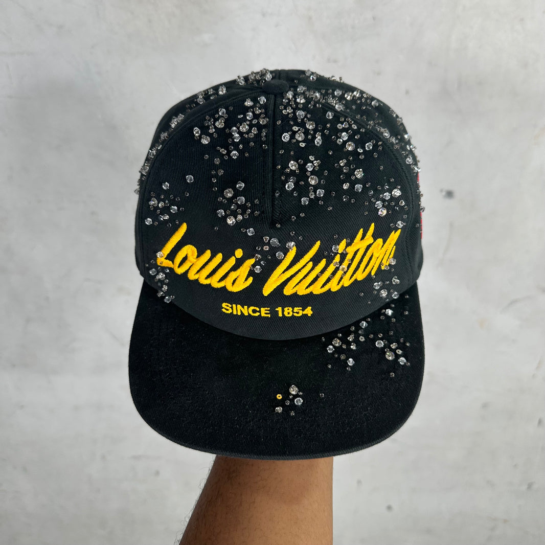 Louis Vuitton Rhinestone Virgil Strapback Hat