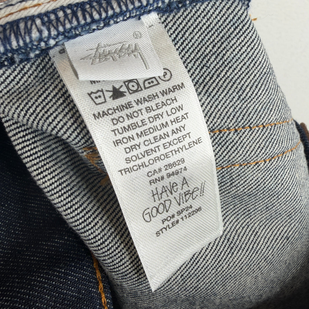 Stussy Dark Blue Big Ol' Denim Shorts